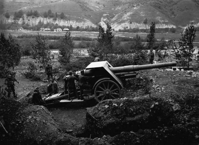 Austrian 15cm field gun of ww1