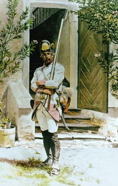 austrian fusilier 1796