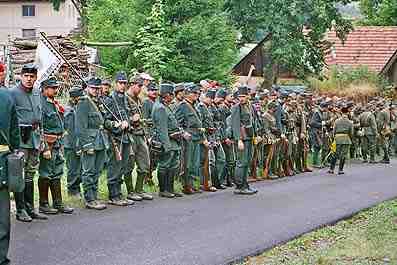 Austrians on parade