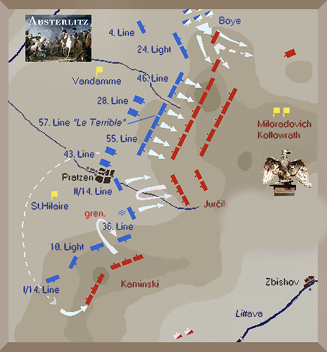 Napoleons great victory at Austerlitz 1805