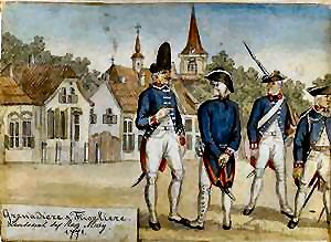 swiss in dutch service 1771