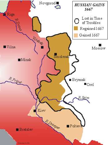 Russo Polish wars of the C17