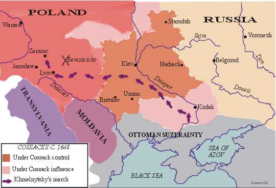 Cossack revolt v Poland 1648