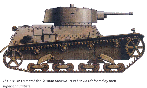The Polish 7TP tank 1939 was good but not numerous enough