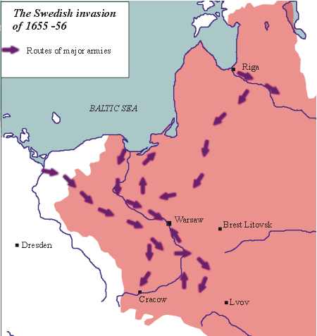 The Swedes in Poland 1655 - 6