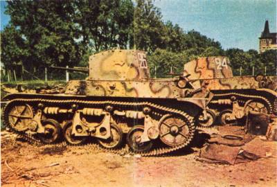 AMR tanks near Dunkirk