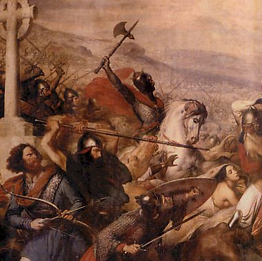 Charles Martel repulses the Moors at Tours 732 ad