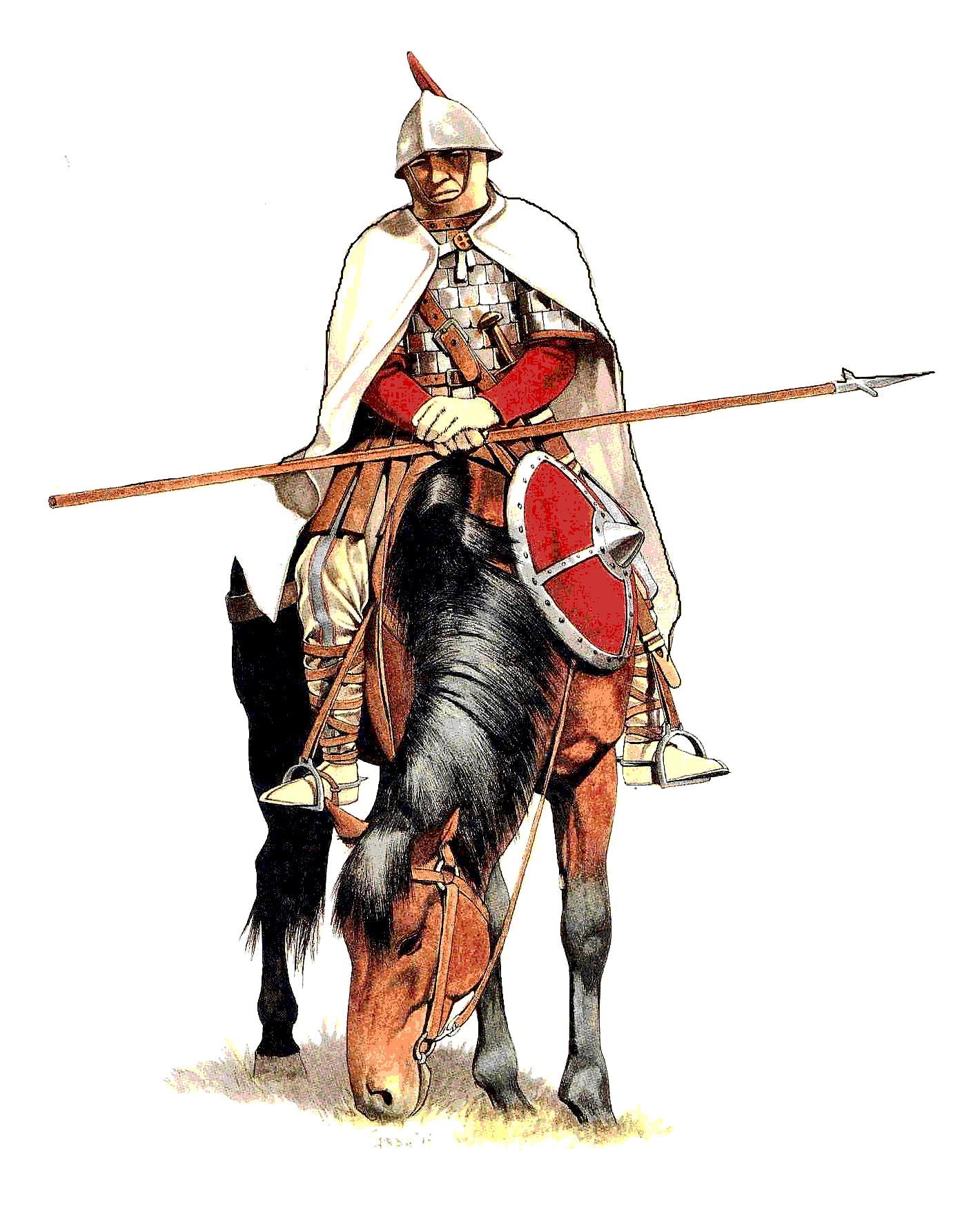 Carolingian Scola heavy cavalry