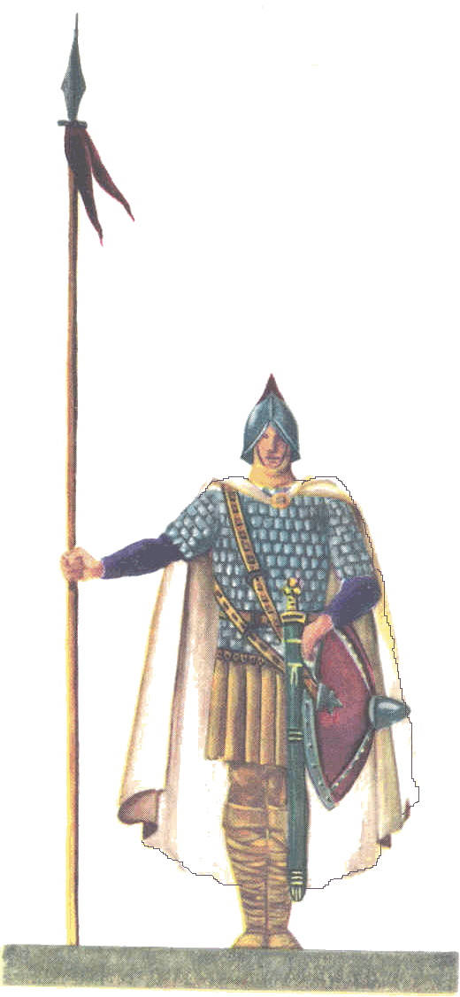 carolingian dismounted knight