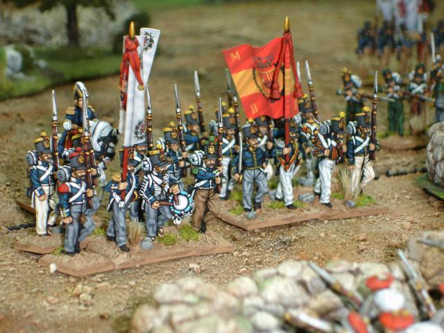 Isabelino Spanish Royalist infantry