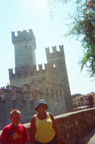 Sirmione castle on Lake Garda