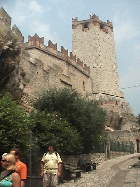 Malcesine castle on Lake Garda