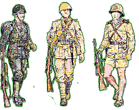 Italian troops of WW2