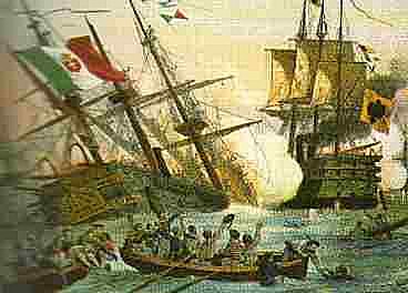 austrians defeat italians at lissa in the adriatic sea 1866