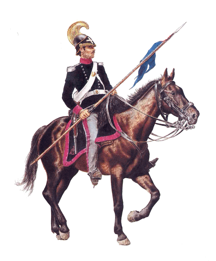 Nicois cavalry in Piedmont service 1840s