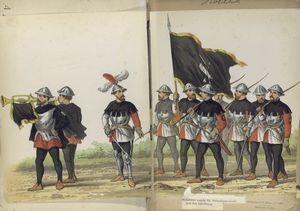 Dutch renaissance pikemen of the St Seabstiandoele regt