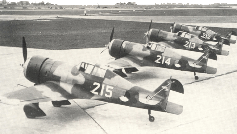 Dutch Fokker fighters 1940