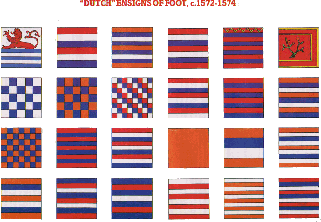 dutch infantry flags 1572-4