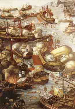 Battle of Lepanto - detail