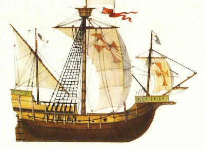 The pinnace Santa Maria 1492