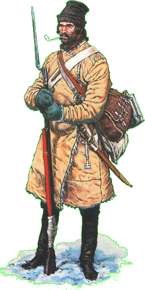 napoleonic period infantry in cold weather gear