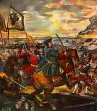 Peter the Great at Poltava 1709