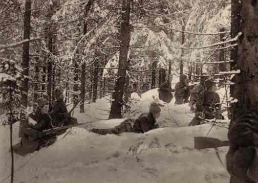 Czech patrol in Siberia 