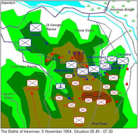 initial dispositions at Inkerman