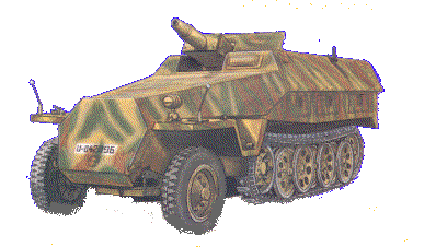 The ubiquitous German Hanomag halftrack 