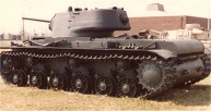 rear view of the KV1 heavy