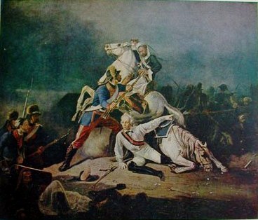 A Russian Grenadier saves Suvorov at Kinburn fort 