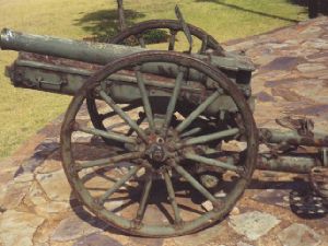 German WW1 mountain gun on display in Pretoria