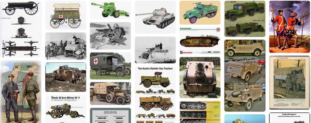 Click for a large collection of military equipment graphics