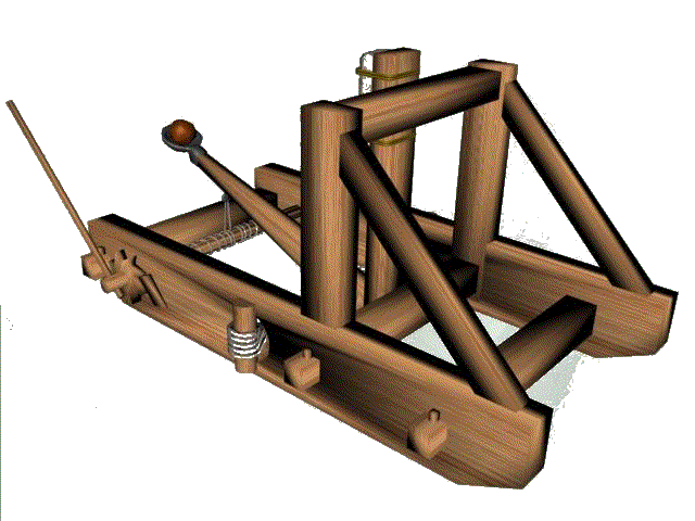 Mangonel siege engine